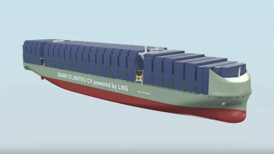 China-designed vessel would top all containerships