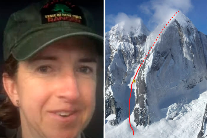 Park Ranger Robbi Mecus died last week while climbing Alaska's Mount Johnson; (photos/Robbi Mecus, NPS)