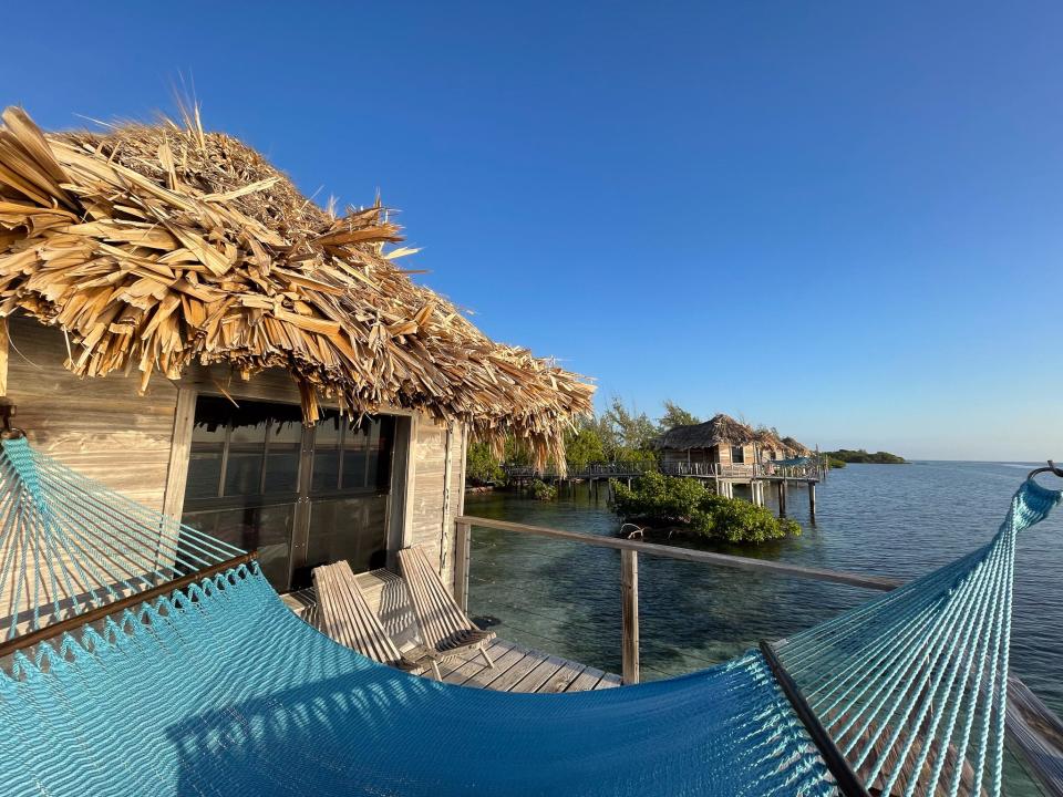 A view of the bungalow's deck.