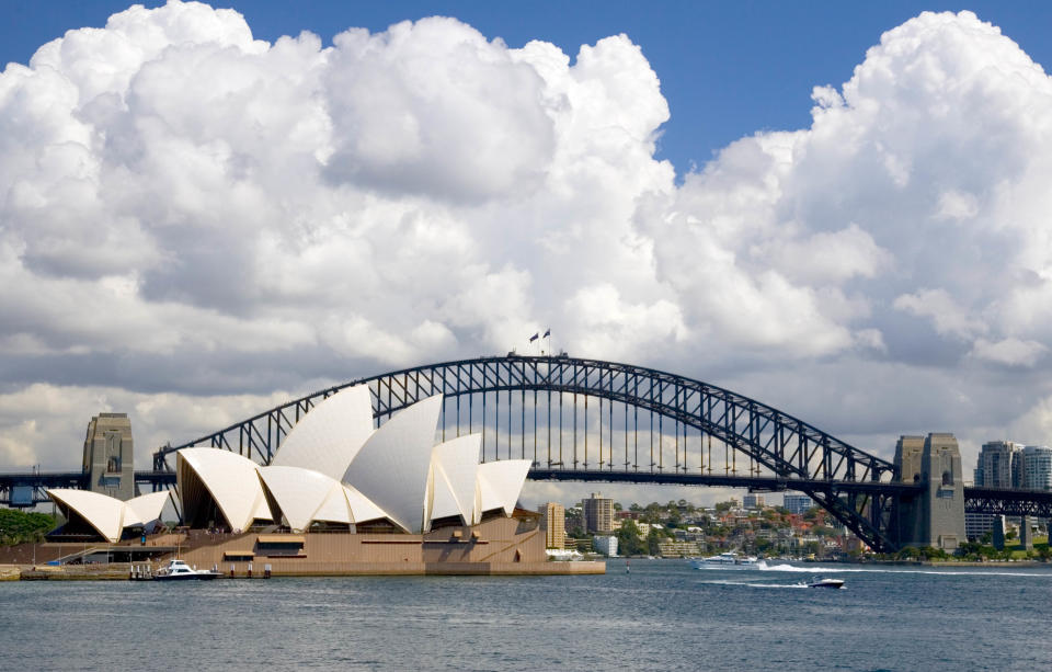 The classic view of Sydney Harbour rarely shows a tiny Island brimming with history. Photo: Getty Images 