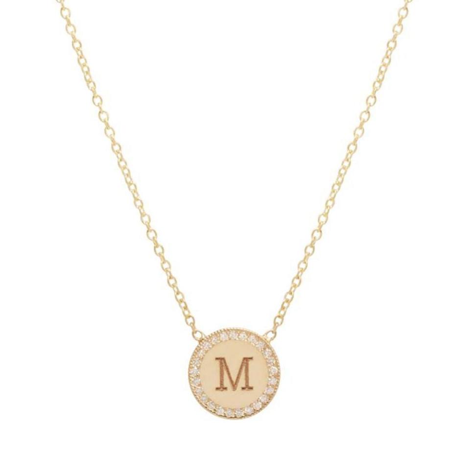 14k Engraved Necklace