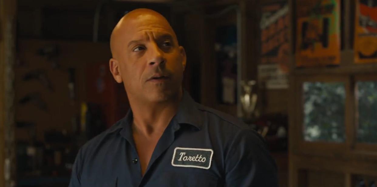 vin diesel as dominic toretto in fast x