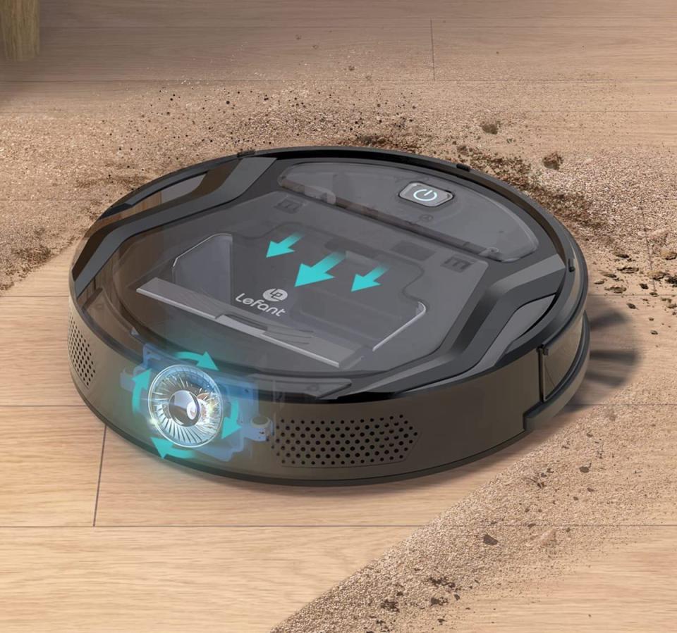 Lefant Robot Vacuums and Mop, 2000Pa Smart Vacuum Robot. Image via Amazon.