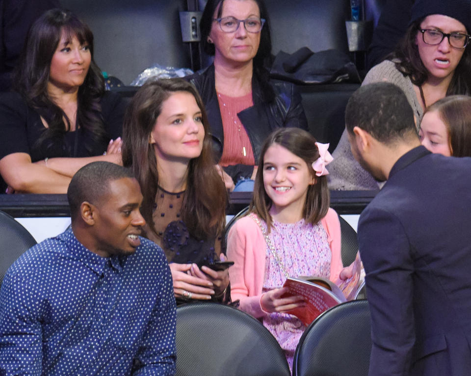 Celebrities At The Los Angeles Lakers Game