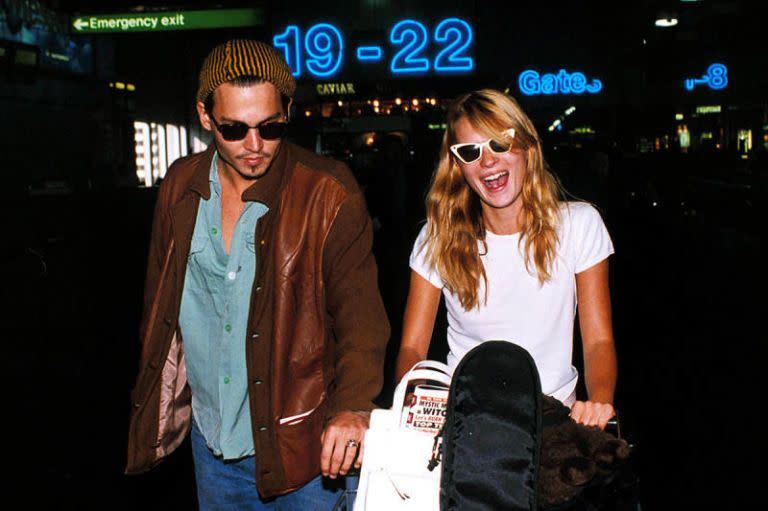 Johnny Depp and Kate Moss