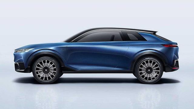 北京車展報導 Honda全球首發電動概念車suv E Concept和cr V 插電式油電車型