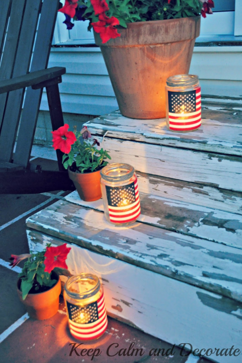 Make Mason Jar Luminaries