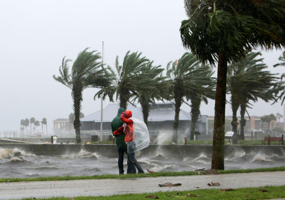 Riverwalk in Sanford, Fla., during Hurricane Matthew