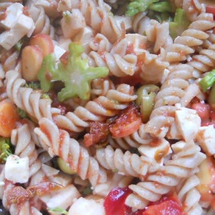 Pasta, Tofu, and Veggies