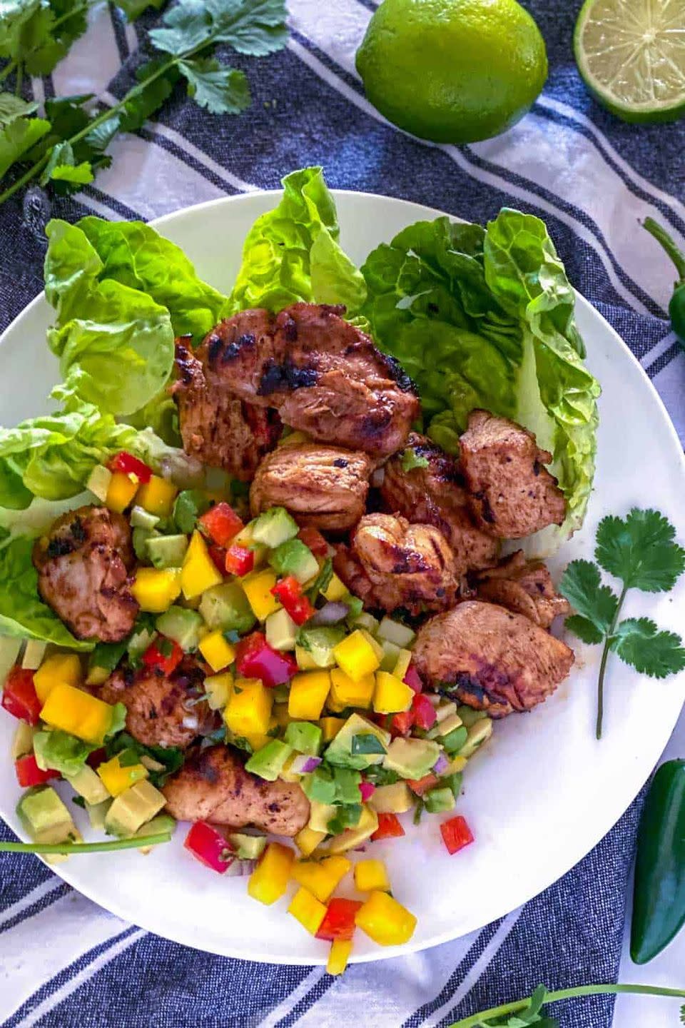 Mexican-Spiced Grilled Chicken with Nectarine Salsa