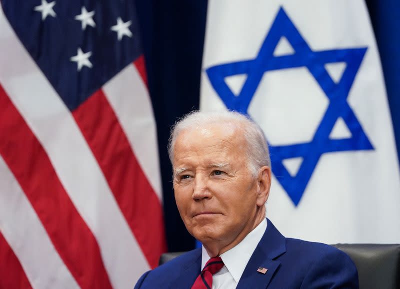 U.S. President Biden meets with Israel's President Netanyahu during UNGA in New York City