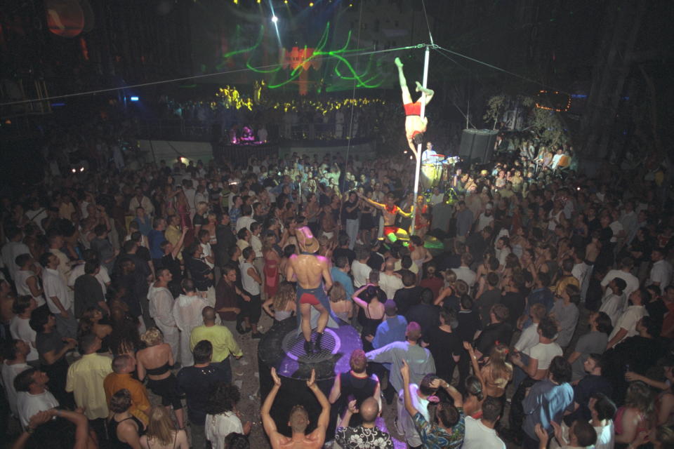 STEAMY NIGHTS IN IBIZA (Photo by Stephane Cardinale/Sygma via Getty Images)