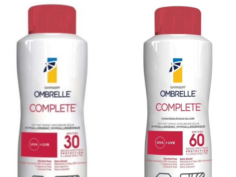 Ombrelle Canada recalled two sunscreen products due to elevated levels of benzene (Health Canada - image credit)