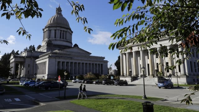 Legislative Building at the Capitol in Olympia, Washington.