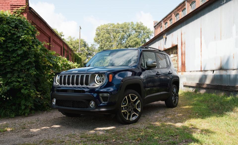<p>This particularly car was finished in Jetset Blue exterior paint, and there’s a wide range of color options available on other Renegade models, including yellow, turquoise, and orange.</p>