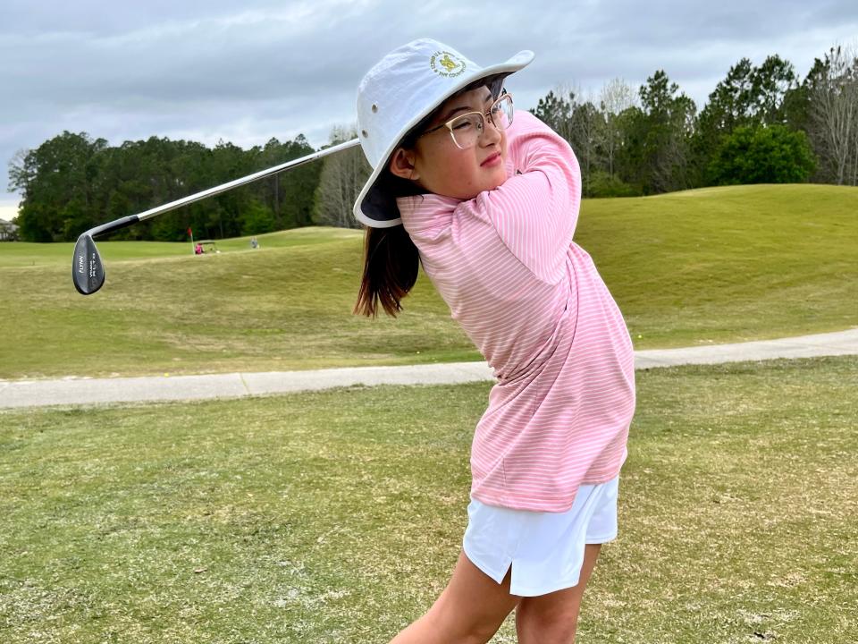 Lily Wachter of St. Augustine has become the first girl to qualify for the Augusta National Golf Club's Drive, Chip and Putt national finals.