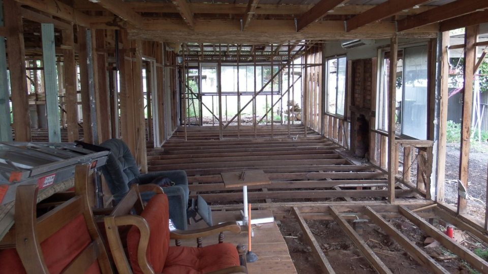 The interior of the home at 16 Bankin Street.