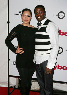 Derek Luke and wife Sophia at the New York City premiere of Universal Pictures' Definitely, Maybe