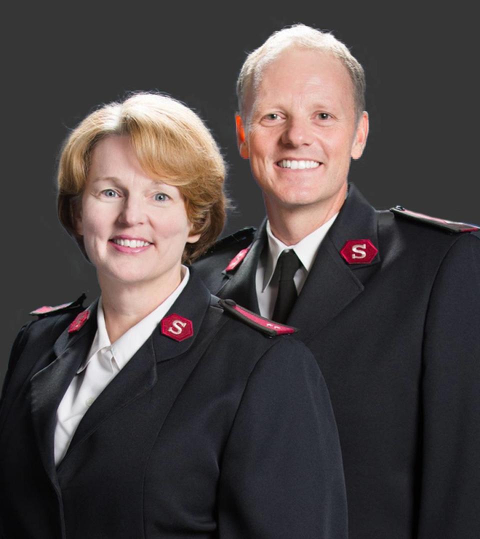 Majors Todd and Wilma Mason, co-area commanders of The Salvation Army of Greater Charlotte.