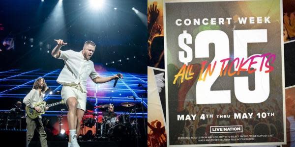 ¡A solo $25 dólares! Compra boletos para más de 60 conciertos en San Diego 