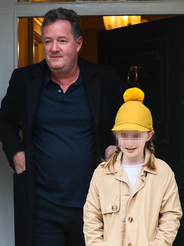 Piers Morgan con su hija