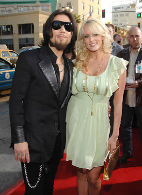 Dave Navarro and Stormy Daniels at the Los Angeles premiere of Universal Pictures' Forgetting Sarah Marshall