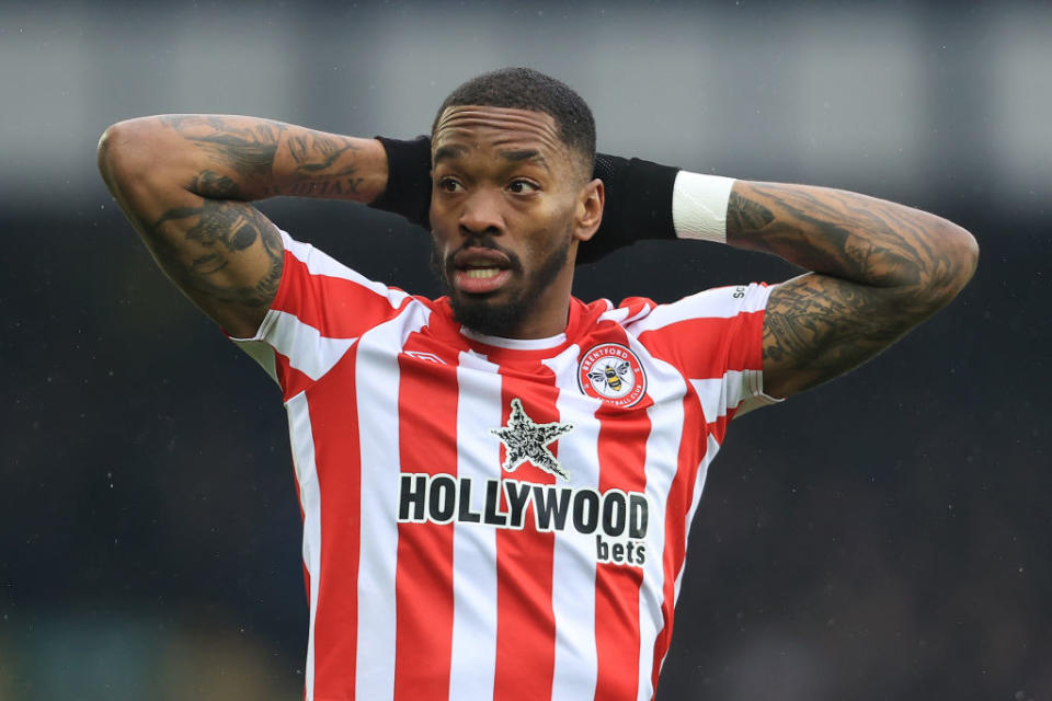 Toney will captain Brentford on his return from a ban against Forest