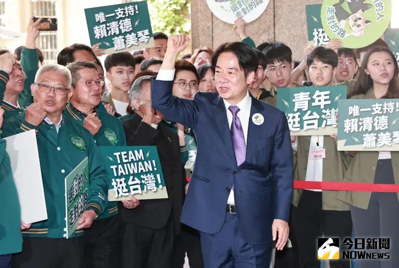 ▲外媒關切台灣大選，圖為民進黨總統參選人賴清德。（圖／記者葉政勳攝 , 2023.11.21）