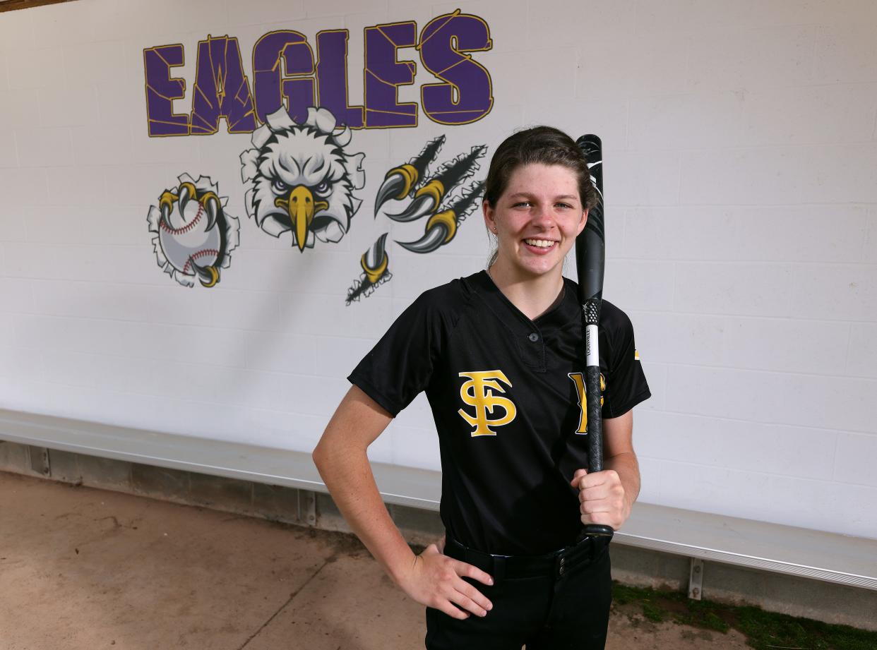 Friendship’s Nevaeh Ross is the AGR softball player of the year. 