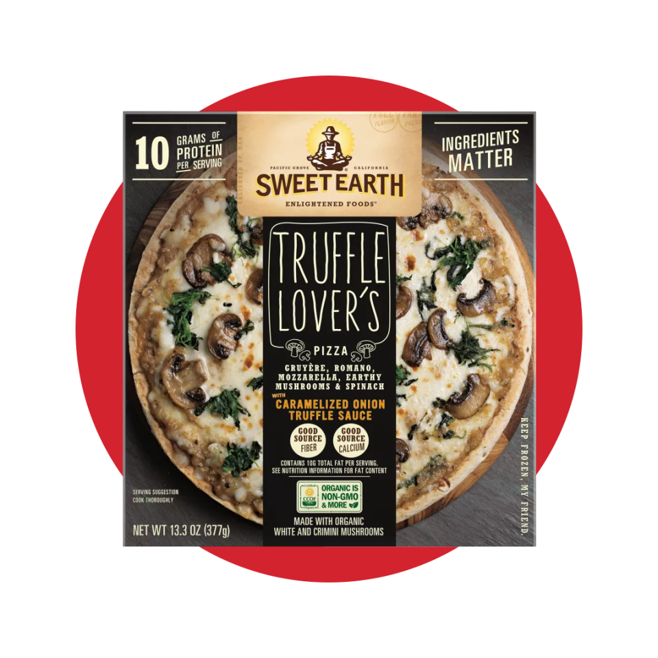 <p><a href="https://www.goodnes.com/sweet-earth/products/truffle-lovers-pizza/" rel="nofollow noopener" target="_blank" data-ylk="slk:Shop Now;elm:context_link;itc:0;sec:content-canvas" class="link ">Shop Now</a></p><p>Truffle Lover's Pizza</p><p>goodnes.com</p>