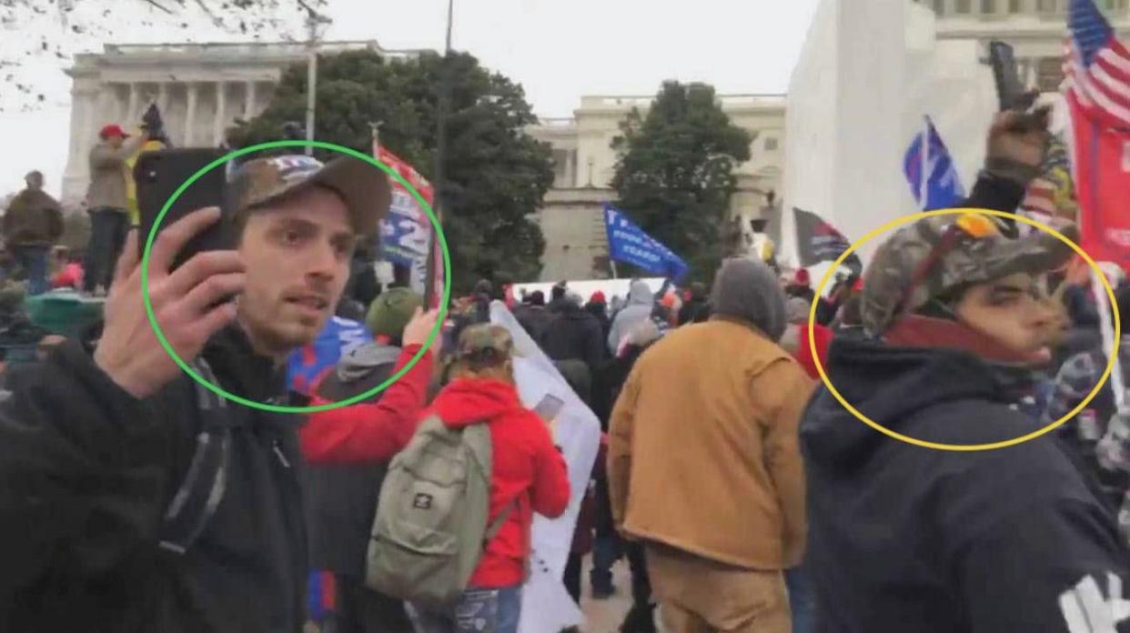 Two Grove City men, Cody Lee Tippett and Dustin Martin, right, have been arrested and charged by federal authorities with taking part in the Jan. 6, 2021 insurrection at the U.S. Capitol. Both are on release from custody and will next appear in September in federal court in Washington, D.C.