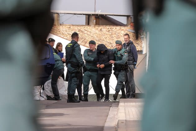 La Guardia Civil detiene a Jorge Palma, acusado por el asesinato de Marta Calvo, en Manuel (Valencia). (Photo: Rober Solsona/ Europa Press via Getty Images)