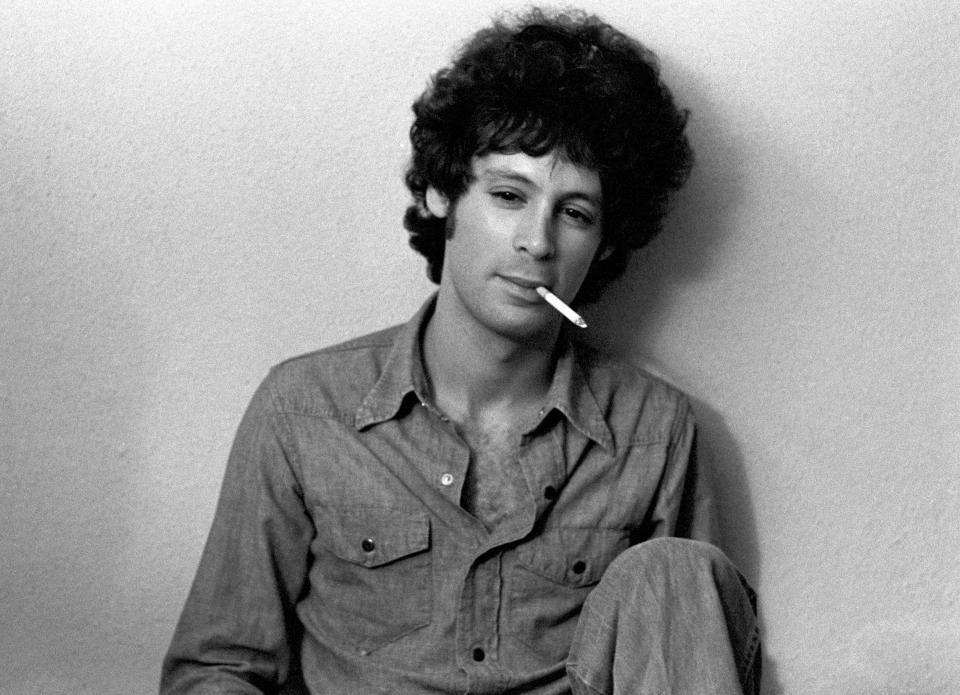 Eric Carmen with a cigarette in his mouth