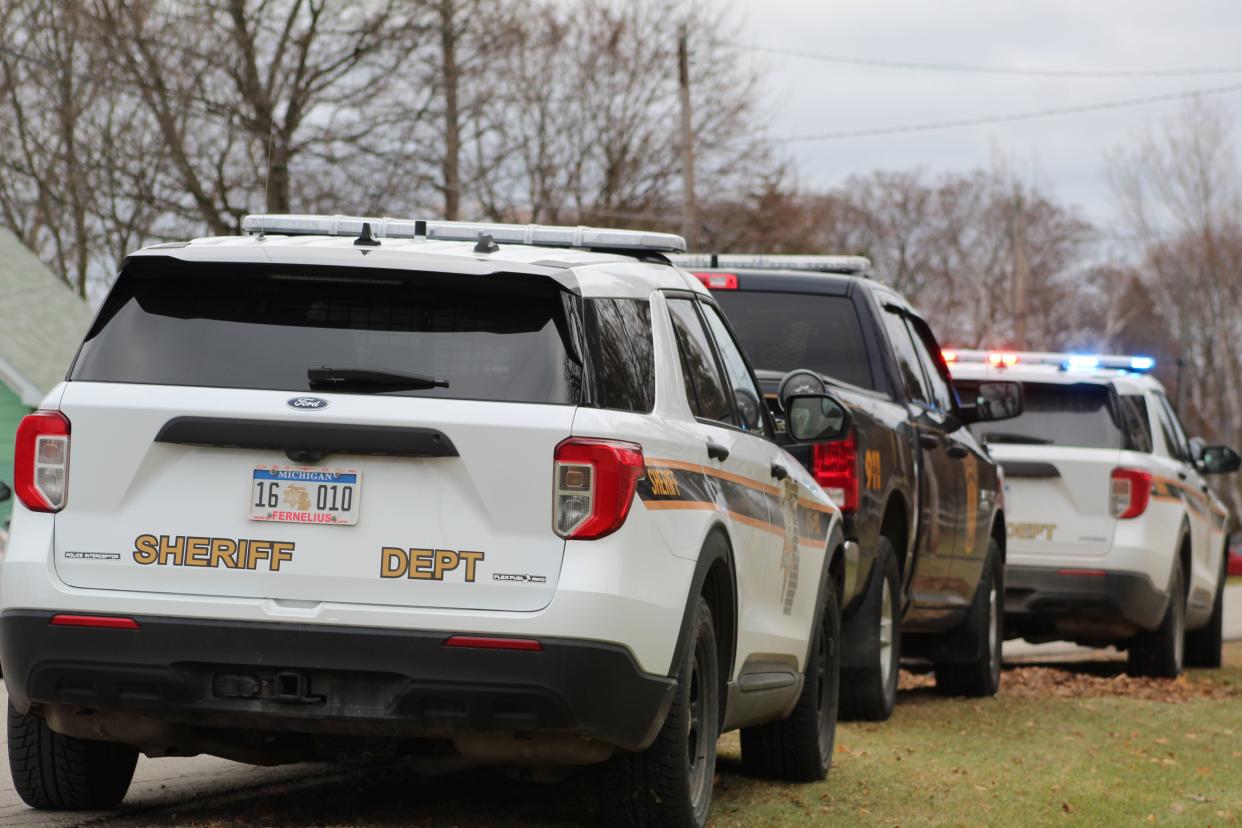 Law enforcement officials from multiple agencies, including the Cheboygan Department of Public Safety, Cheboygan County Sheriff's Department and the Michigan State Police, executed a search warrant on the home of the Cheboygan High School student who allegedly made a threat towards the school.