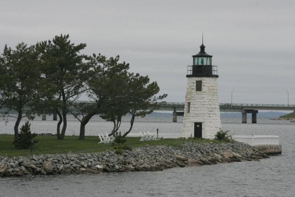 Goat Island in Newport, where pirates are rumored to be buried.