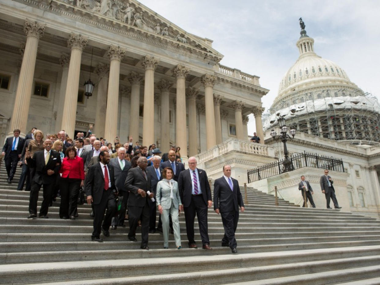 Democrats have been put on notice by a new grassroots organisation to provide an effective opposition: Allison Shelley/Getty