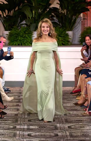 <p>Daniele Schiavello/Gorunway.com</p> Susan Lucci at Dennis Basso's New York Fashion Week Show on Sept. 9, 2024