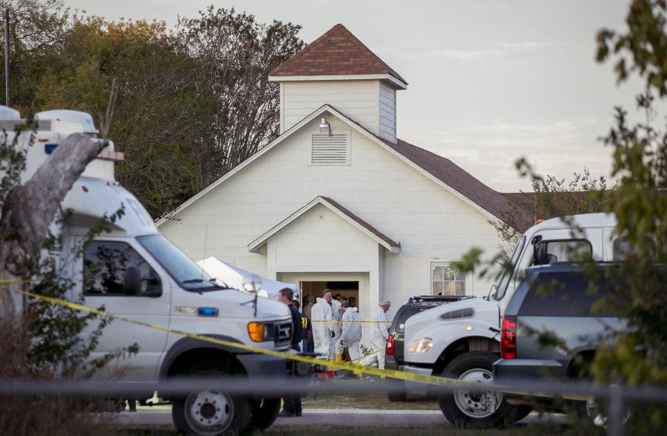 Beim Amoklauf im texanischen Sutherland Springs kamen 26 Menschen ums Leben. (Bild: Jay Janner/Austin American-Statesman/AP/dpa)