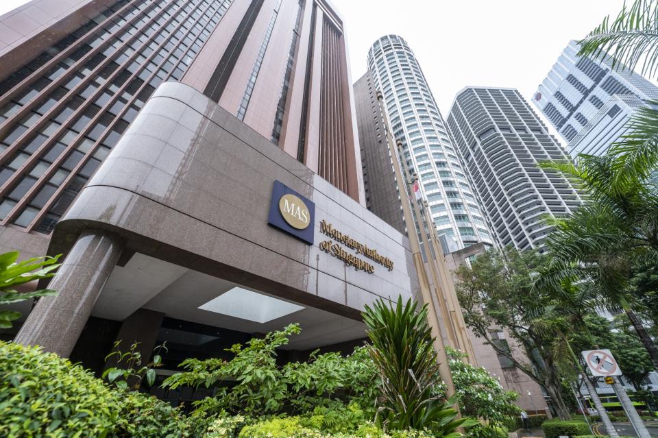 The Monetary Authority of Singapore, in Singapore, on Tuesday, Jan. 31, 2023. 