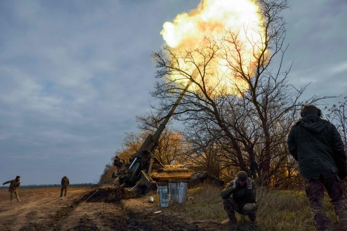 Russian invasion of Ukraine, Kherson - 09 Nov 2022 (Stanislav Kozliuk / EPA via Shutterstock)