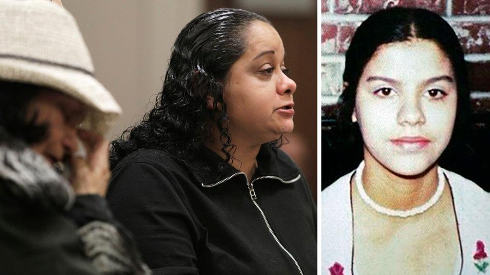 Mary Marrero, center, the sister of Green River Killer victim Rebecca 
