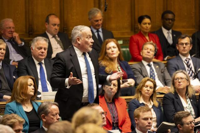 Bournemouth Echo: Richard Fuller MP during Prime Minister's Questions.