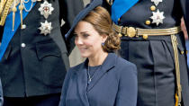 Schick in Blau: Kate nach einem Gottesdienst in London