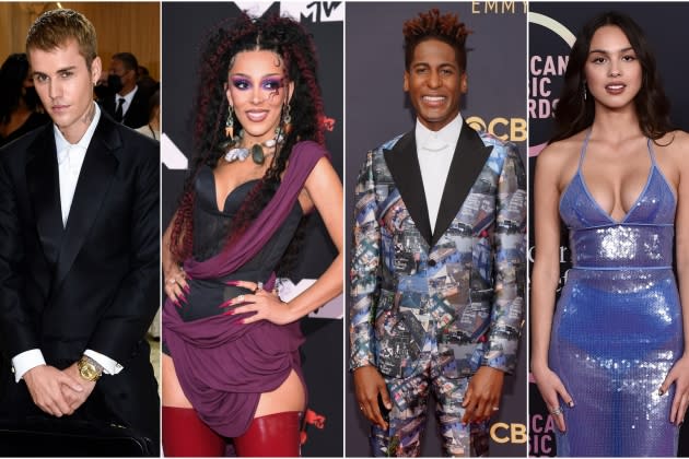 Justin Bieber, Jon Batiste, Doja Cat, Olivia Rodrigo Lead 2022