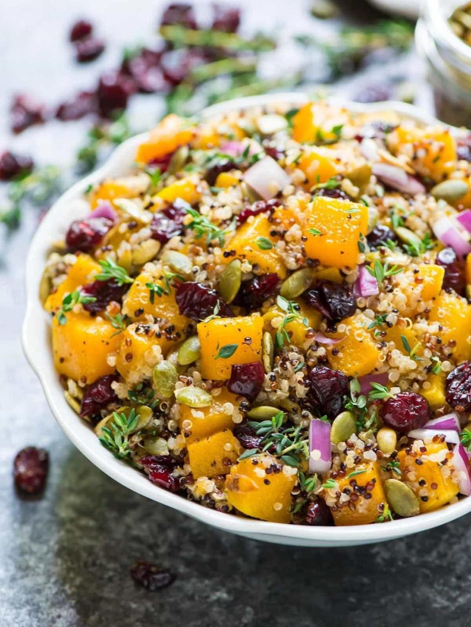 15) Butternut Squash Quinoa Salad