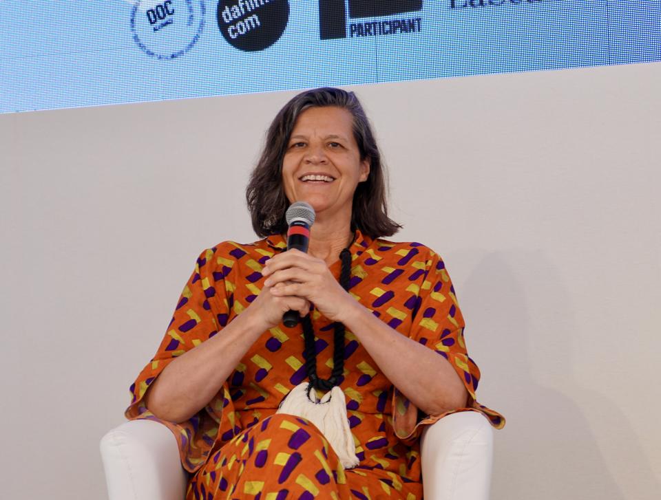 Filmmaker Kirsten Johnson, president of the L'Oeil d'or jury, in Cannes.