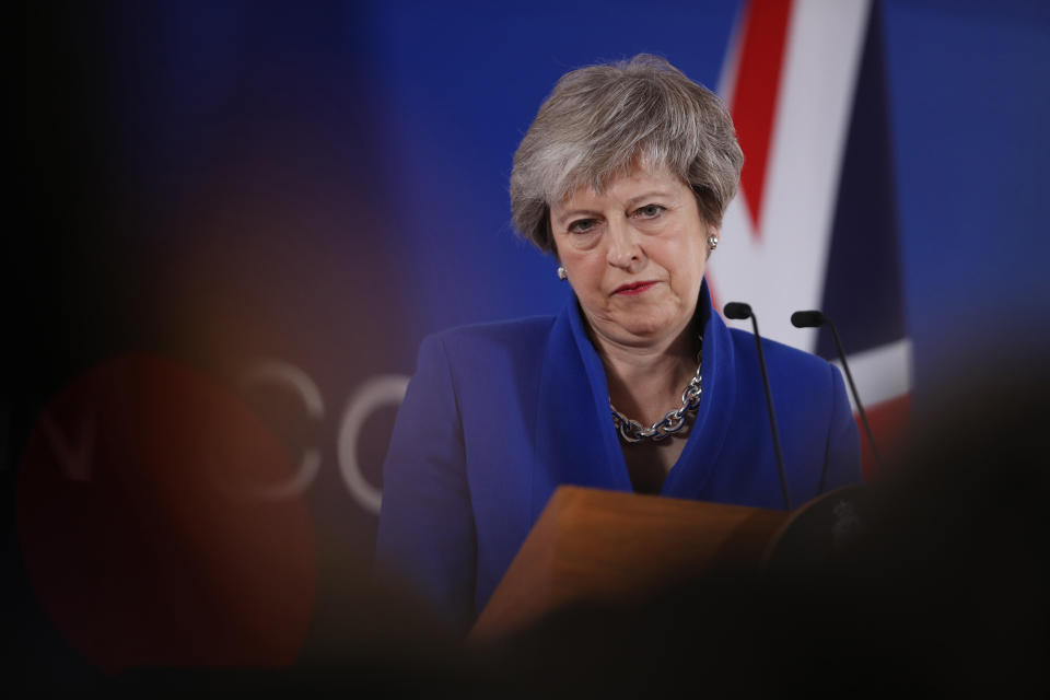 Theresa May wird voraussichtlich keine Mehrheit für ihren Brexit-Deal bekommen. (Bild: Sean Gallup/Getty Images)