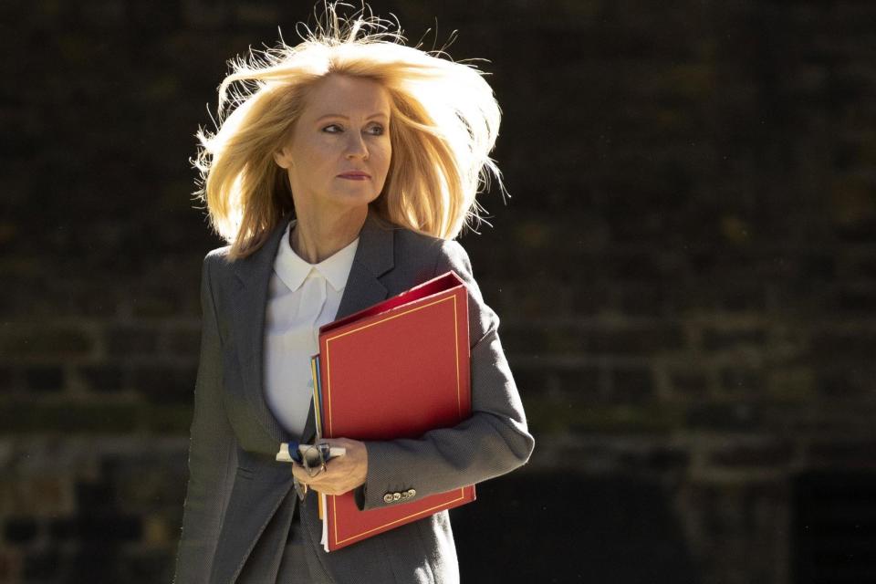 Esther McVey resigned as Work and Pensions Secretary last week ()