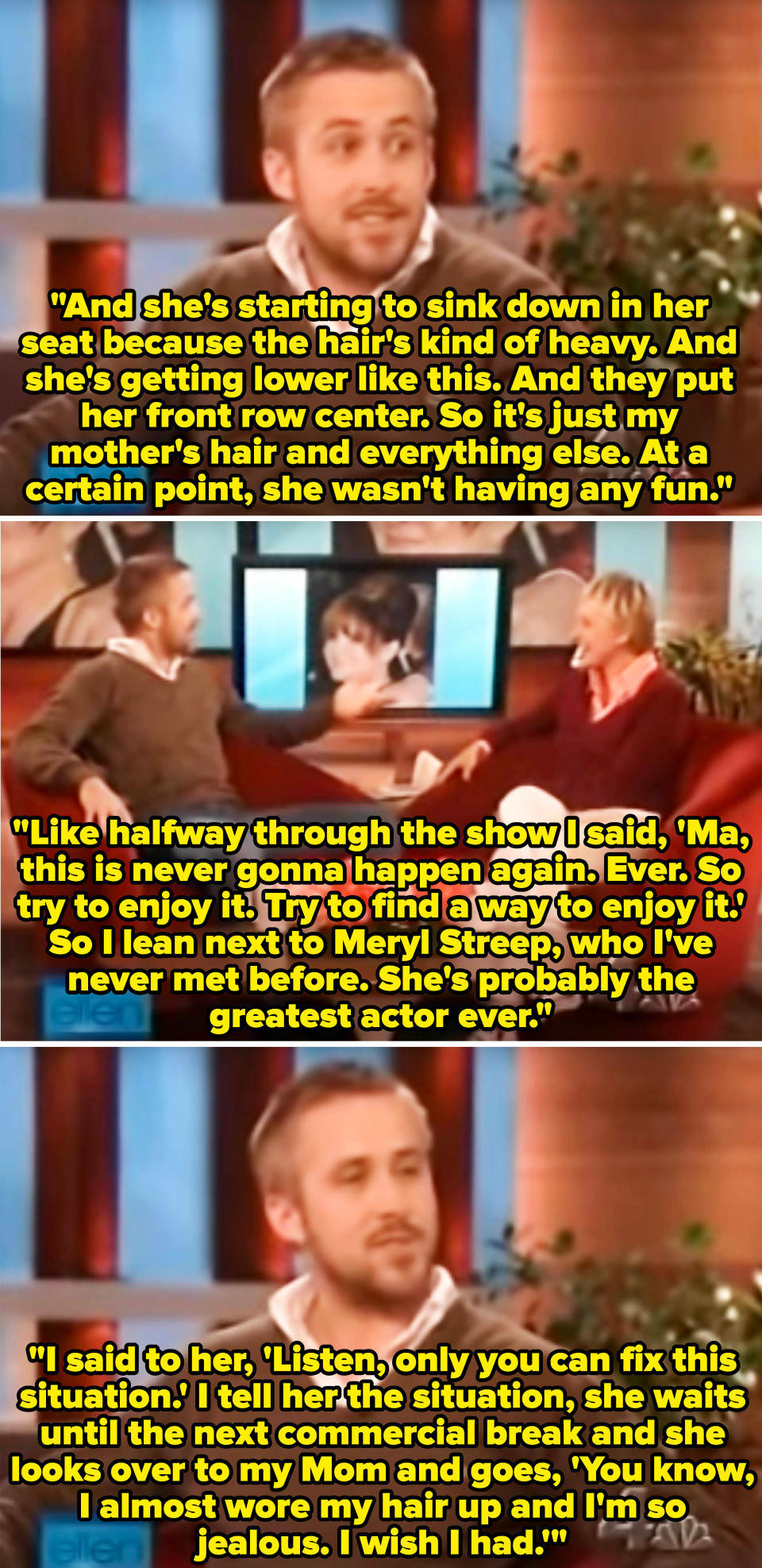 Ryan on "The Ellen Show"