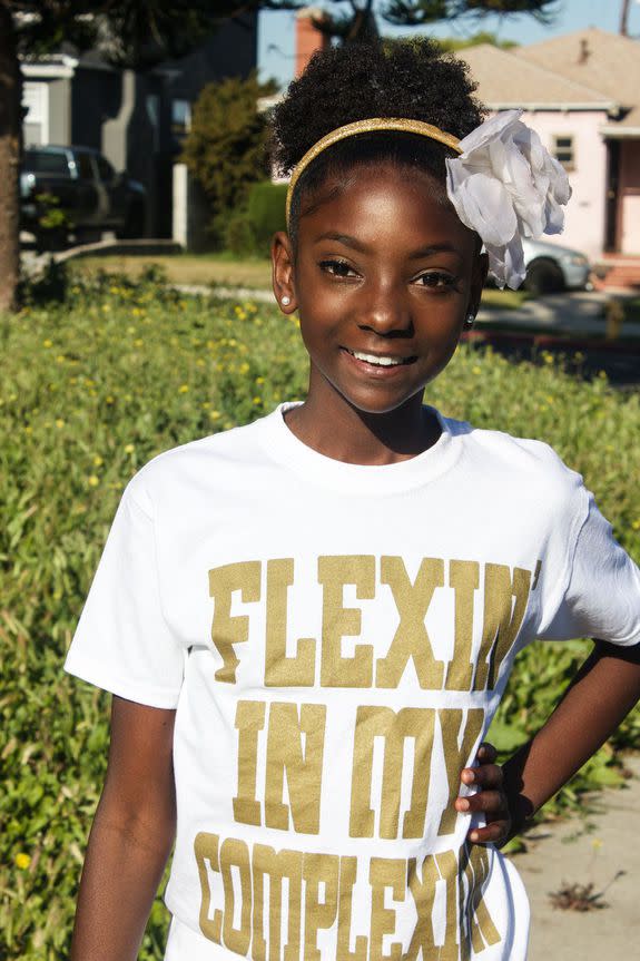 This 10-year-old's t-shirt company celebrates black skin, beauty